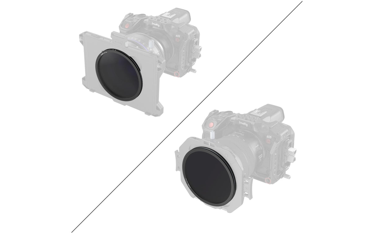 SmallRig 4781 Filterset 82 mm – UV & VND, 2-Filter, Aluminium/Glas, Tasche – Schwarz