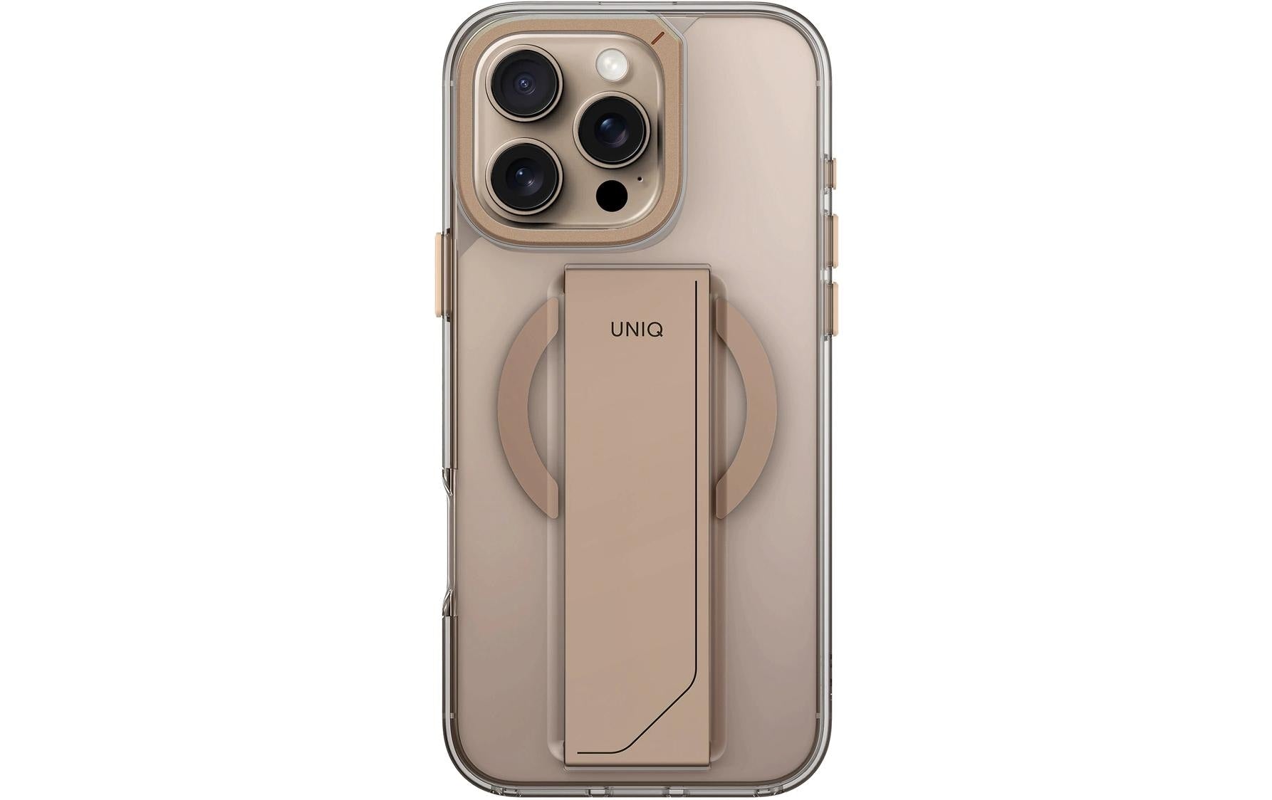 Uniq Backcover Heldo Max – für Apple iPhone 16 Pro – Taupe – TPU/PC