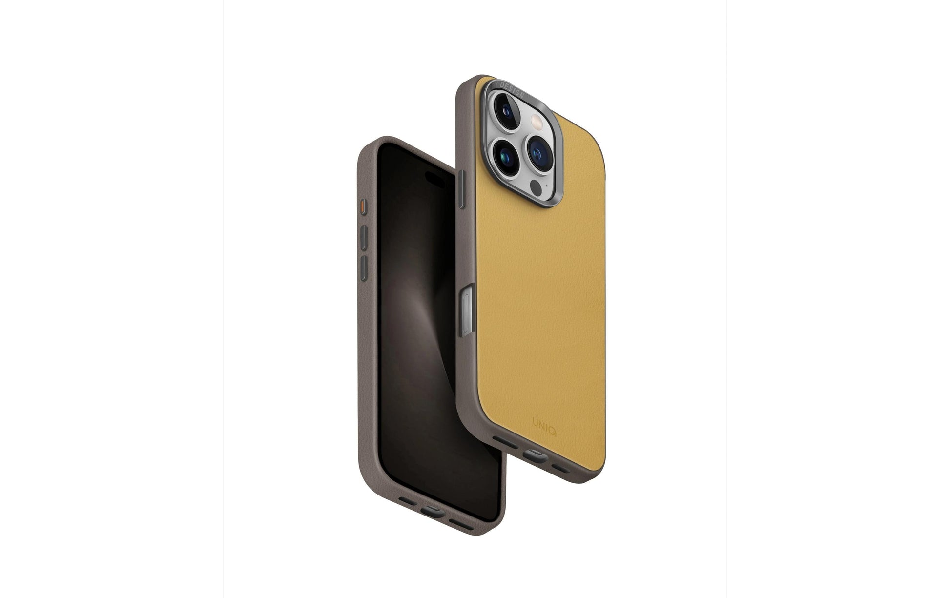 Uniq Backcover Lyden – für Apple iPhone 16 Pro Max – gelb – Mikrofaser