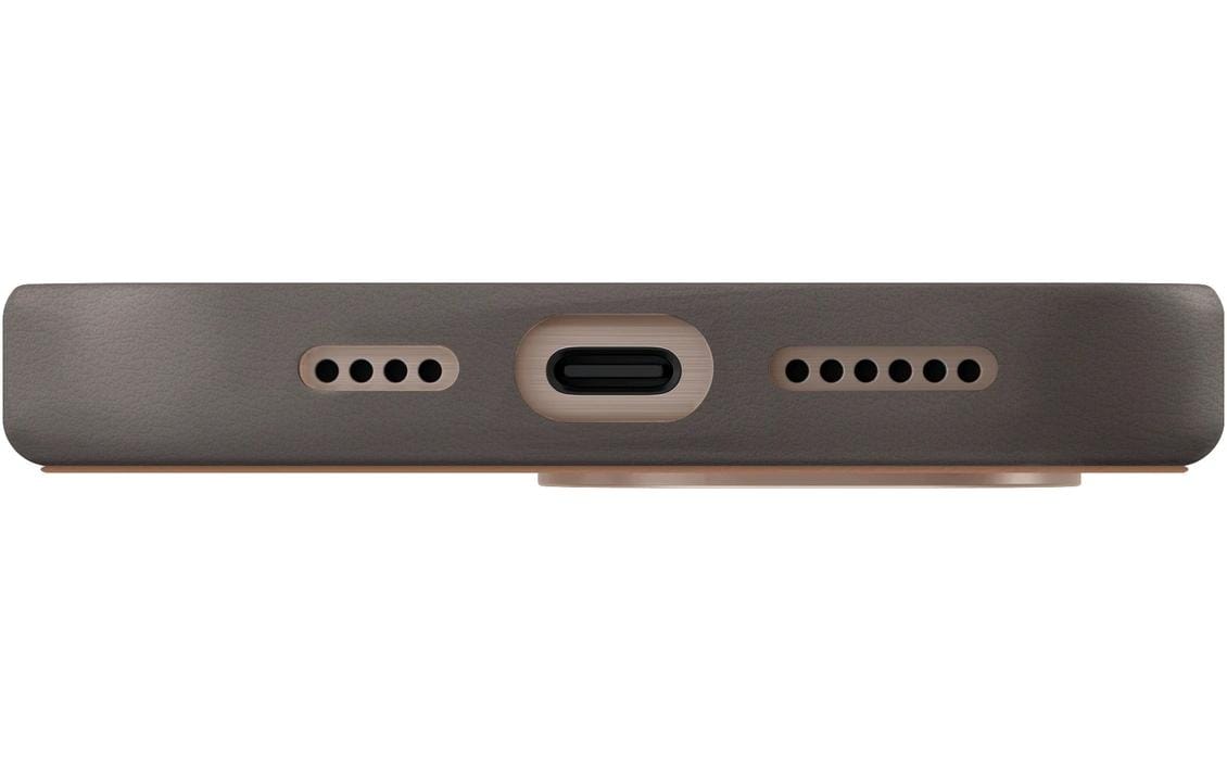 Uniq Backcover – für Apple iPhone 16 Pro Max – Karamell – Kunstleder