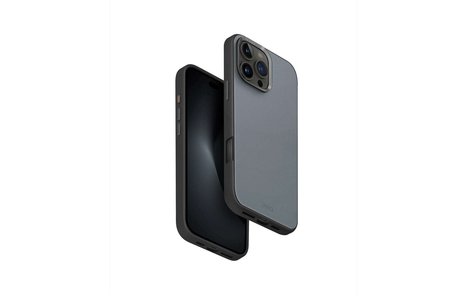 Uniq Backcover Lyden – für Apple iPhone 16 Pro Max – blau – Mikrofaser