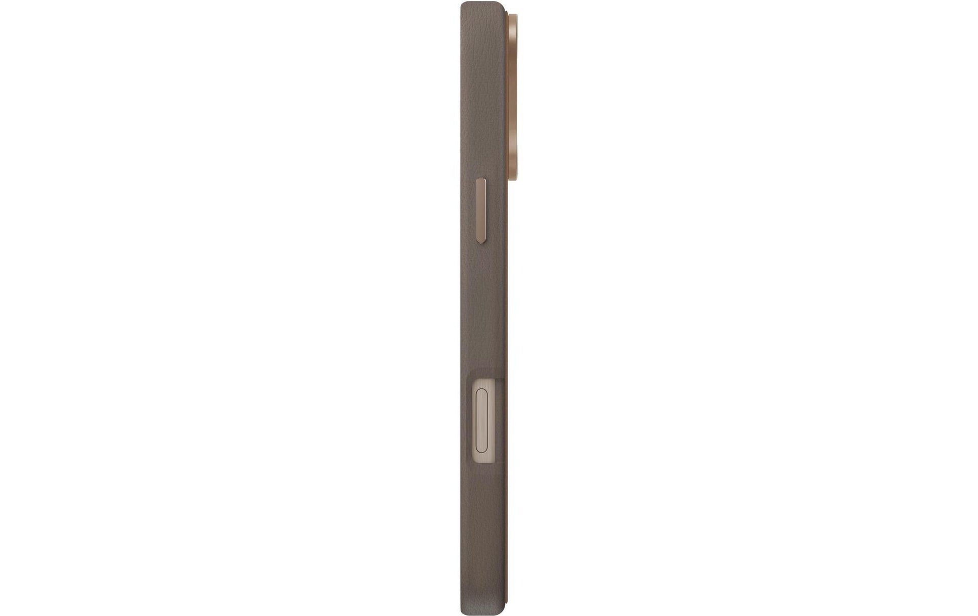 Uniq Backcover Lyden DS – für Apple iPhone 16 Pro – braun – Mikrofaser