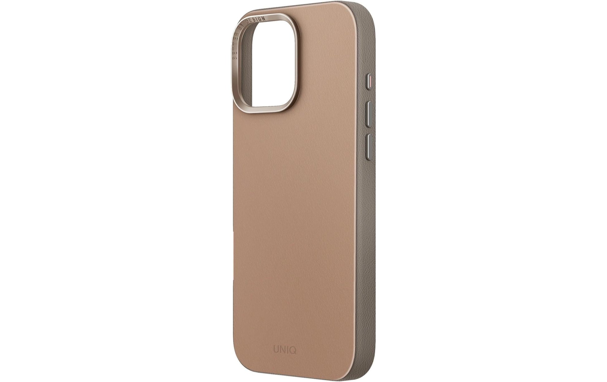 Uniq Backcover Lyden DS – für Apple iPhone 16 Pro – braun – Mikrofaser