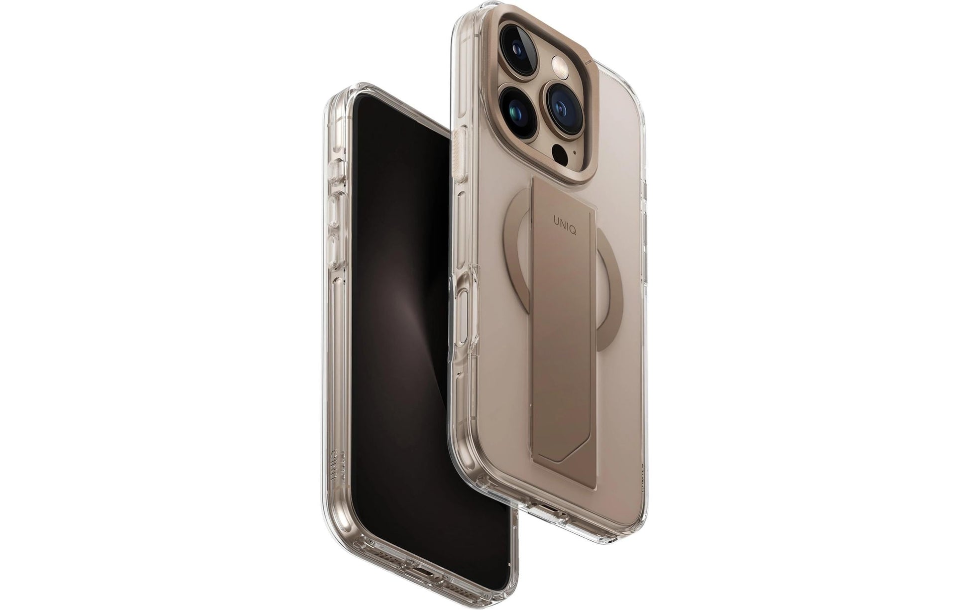 Uniq Backcover Heldo Max – für Apple iPhone 16 Pro – Taupe – TPU/PC
