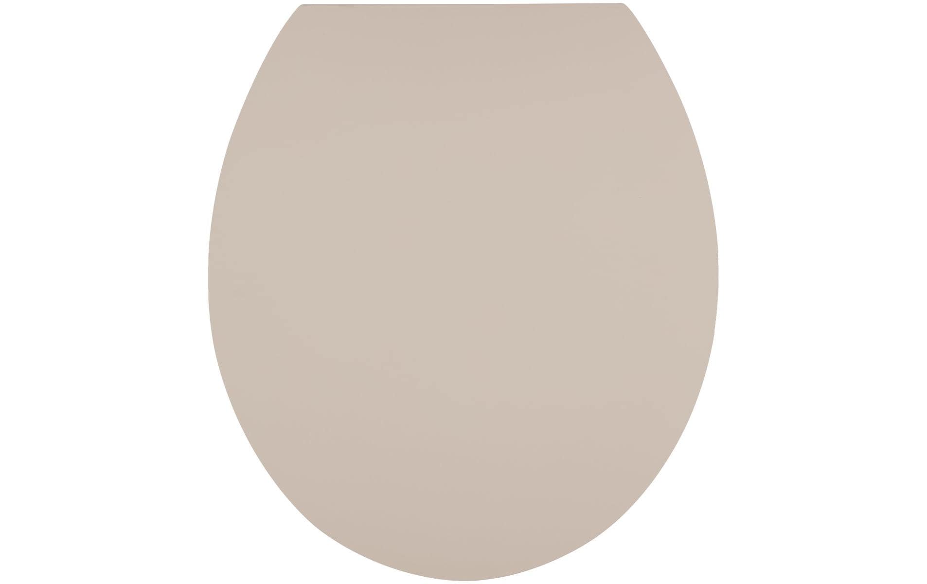 Diaqua Toilettensitz – Duroplast, Beige, mit Deckel, 38,2 × 44 cm