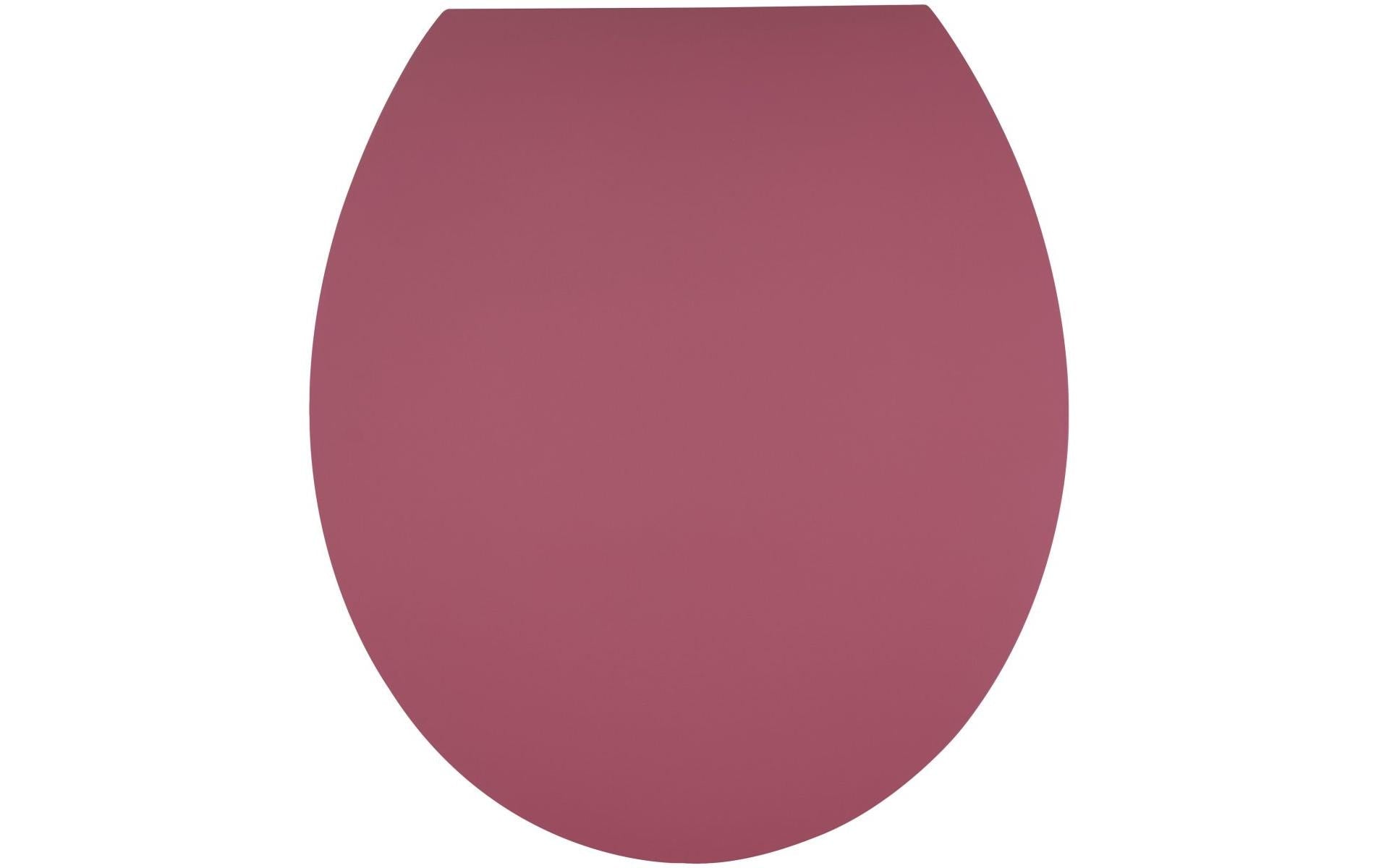 Diaqua Toilettensitz – Duroplast, rot, weiss, mit Deckel, 38,2 × 44 cm