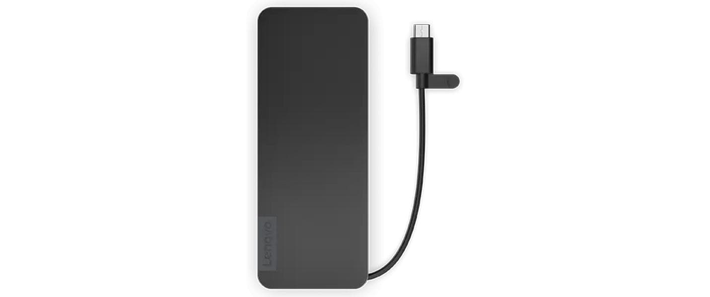 Lenovo 4X11N40212 Multiport-Adapter – USB-C, 1× HDMI, 2× USB-A, 2× USB-C, 65 W PD, für Windows/Mac/Linux