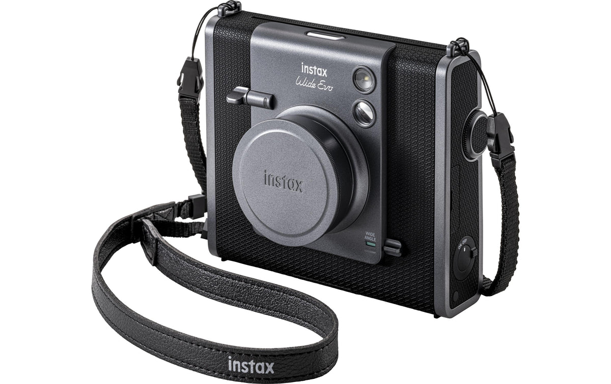 Fujifilm Instax Wide Evo – Sofortbildkamera Instax Wide, schwarz