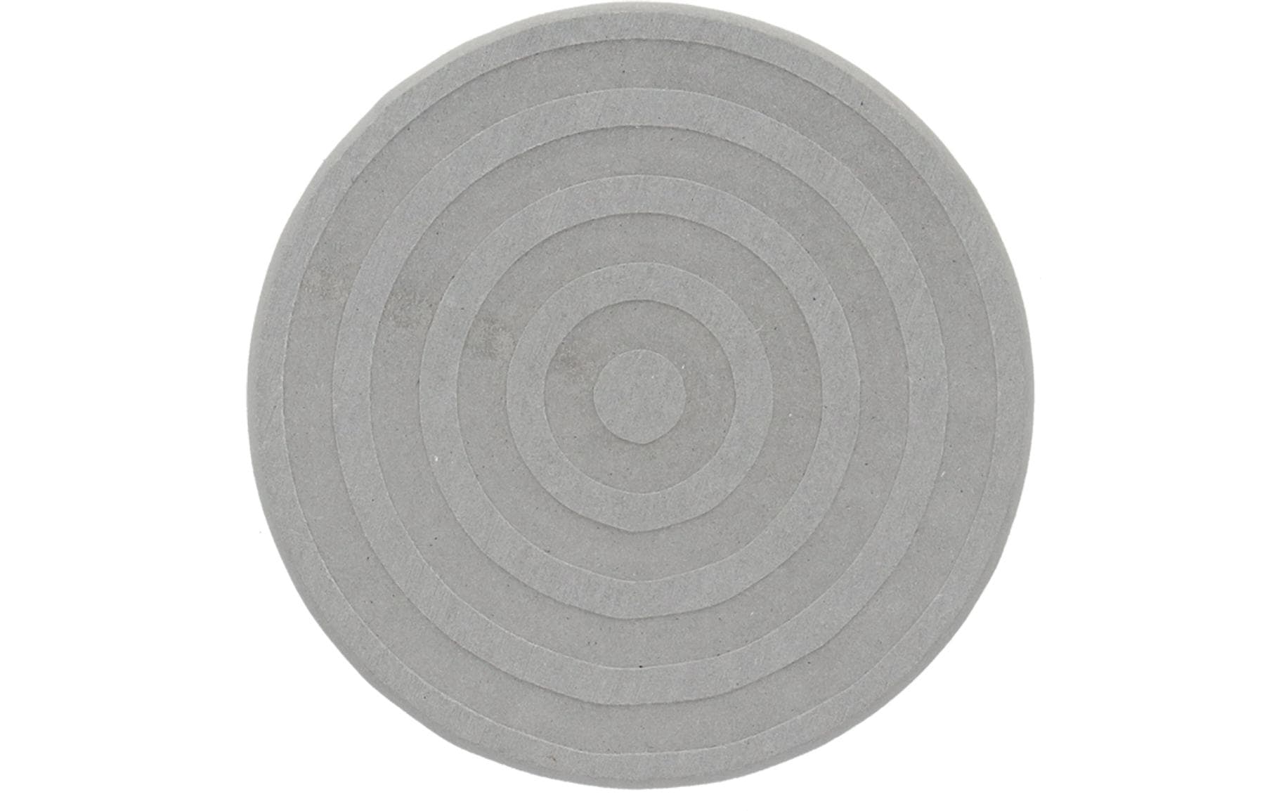 Esschert Design Untersetzer BPH193 – Ø 10,0 cm, H 0,8 cm, Kieselgur, Grau, wassersaugend