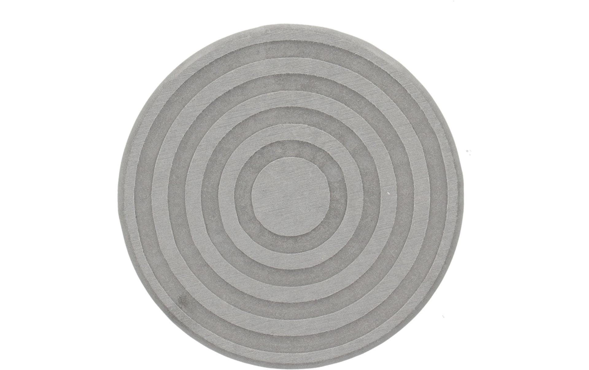 Esschert Design Untersetzer BPH194 – Ø 12,5 cm, H 0,8 cm, Kieselgur, Grau, saugfähig