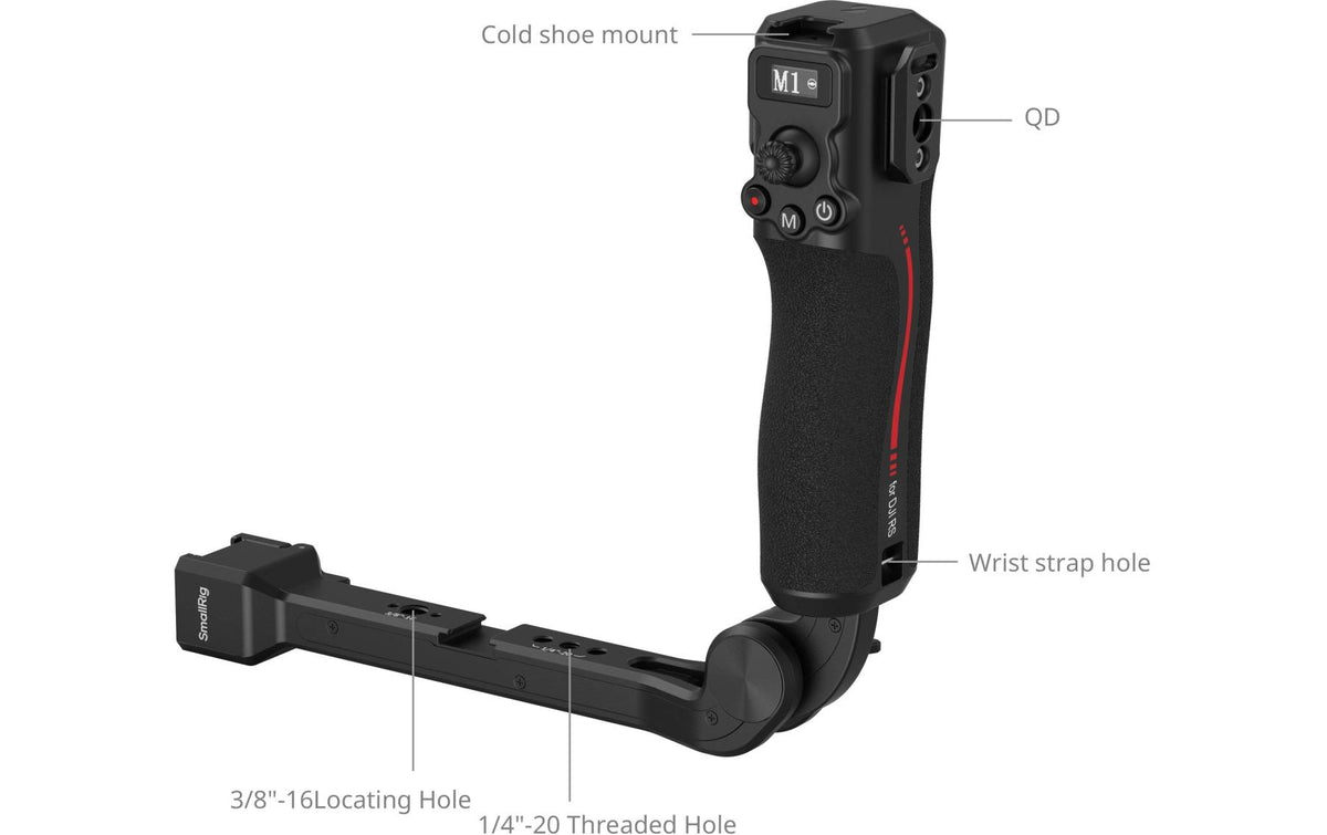 SmallRig Focus Control Dual Grip Griff – für RS 2, RS 3 Pro, RS 4 Pro – 2er-Pack