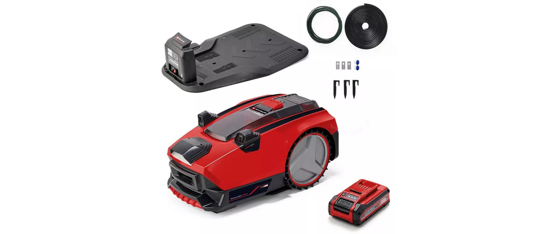 Einhell FREELEXO CAM 500 Mähroboter – 500 m² – Schnittbreite 18 cm, Schnitthöhe 20–60 mm – Li-Ion