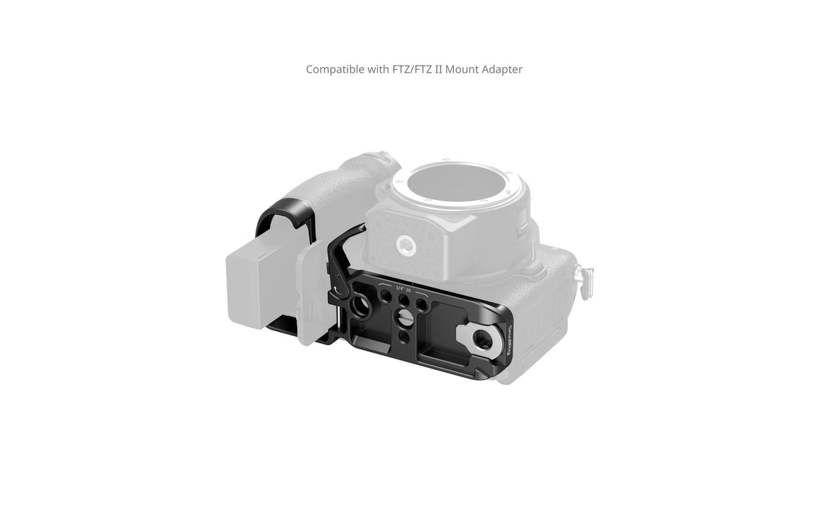 SmallRig 4981B Grundplatte – Aluminium, 127,8 × 63,4 × 12 mm, 1/4-20″ – für Nikon Z50 II