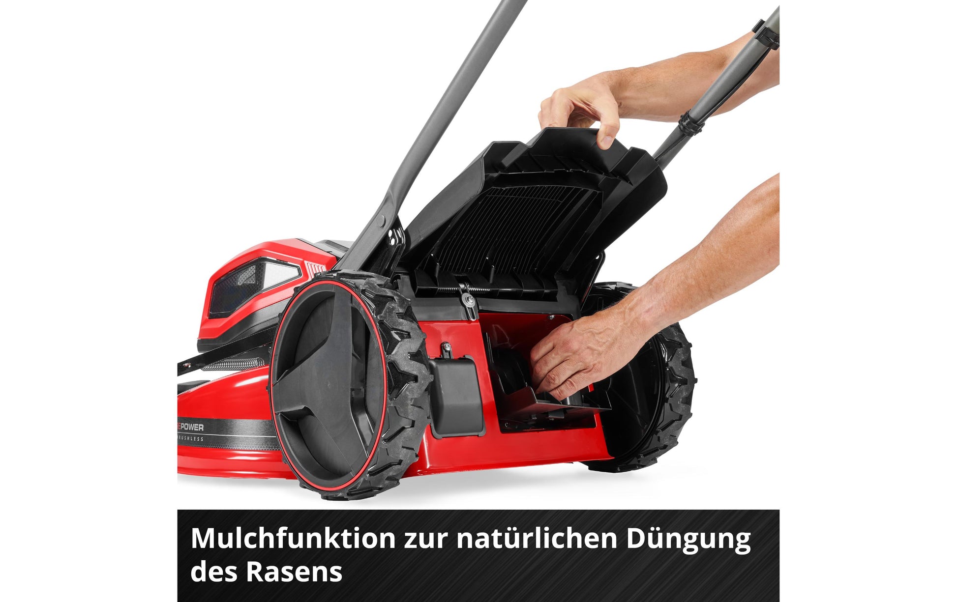 Einhell professional Einhell GP-CM 36/52 S Li BL Akku-Rasenmäher – 36 V – Schnittbreite 52 cm – 4×5,2 Ah & Ladegerät