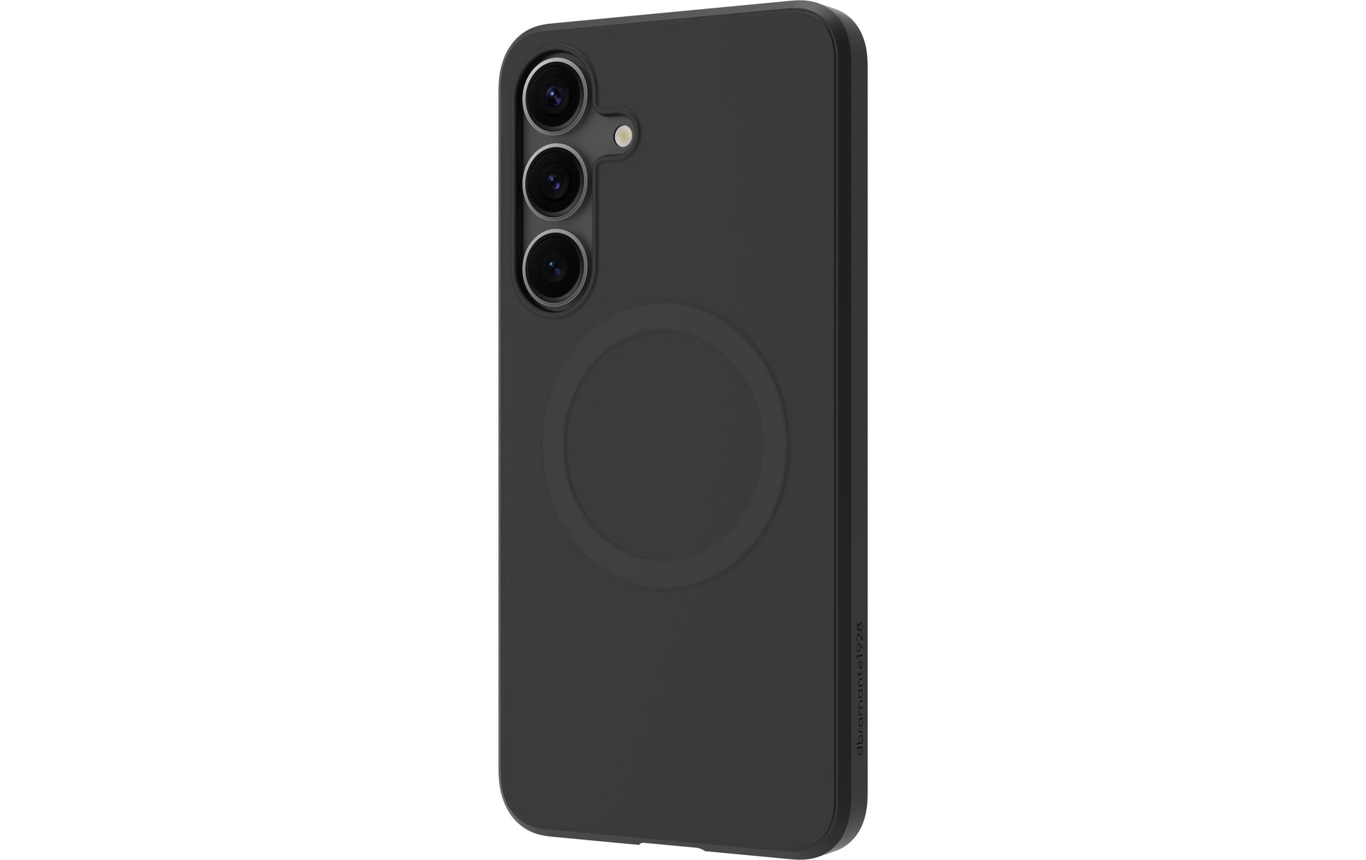 dbramante1928 Greenland Pro Qi2 – Rückcover – für Samsung Galaxy S25+, Schwarz, bis 1,2 m sturzsicher