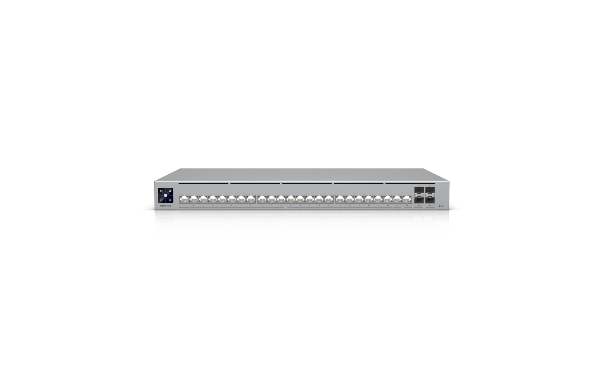 Ubiquiti UniFi Pro – Managed Switch – 22×2.5G, 2×10G RJ45, 4×SFP+, L2/L3, PoE++ 600 W, 19" Rack, 1U