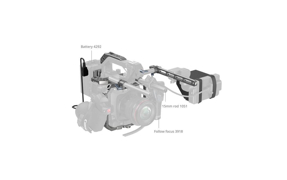 SmallRig 4946 Advanced Cage Kit – 201.2 × 300 × 160 mm – 1/4", 3/8" Gewinde – für Canon C400