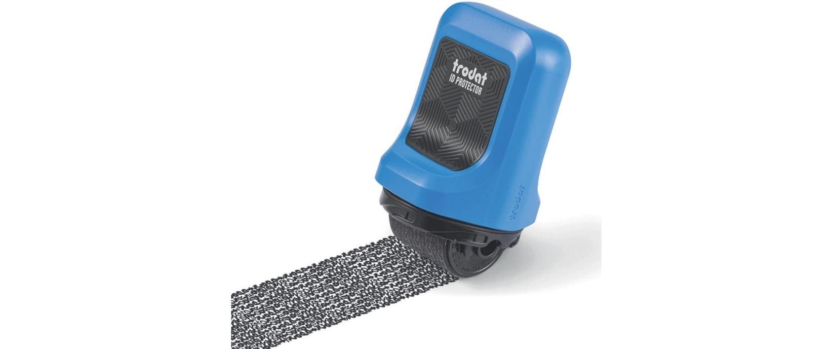 Trodat ID Protector – Tintenrollstempel (Datenmaskierer), blau/schwarz