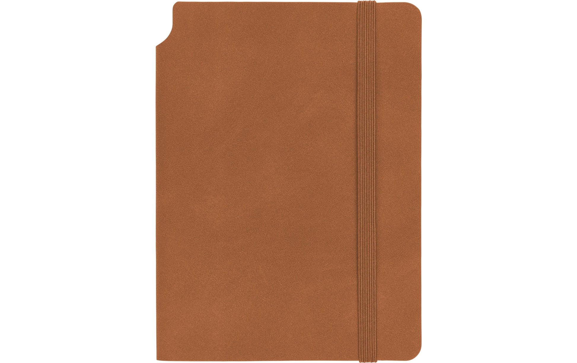 Kolma Notizbuch – A6 – blanko – 144 Seiten – 80 g/m² – Softcover, Gummiband, Stiftschlaufe, braun