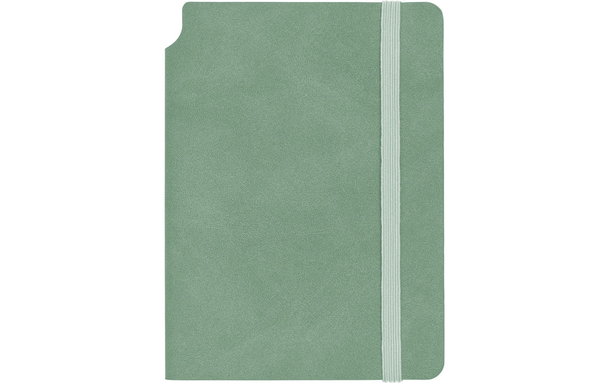 Kolma Notizbuch – A6 – blanko – 144 Seiten – 80 g/m² – Softcover, Gummiband, Stiftschlaufe, türkis