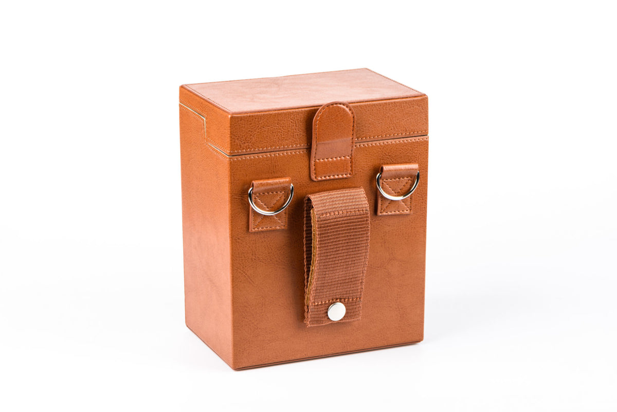 NiSi All-in-One-Box Filter-Etui – Kunstleder – Braun – für 100 mm Square-Filter-System