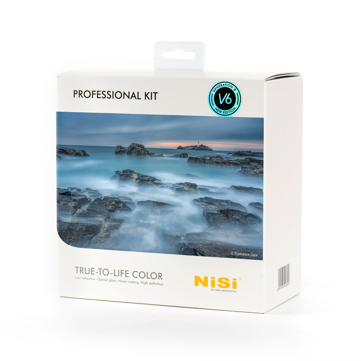 NiSi V6 100 mm Filter-Kit – GND8 Neutraldichte, 15 Stufen – doppelseitig beschichtet – für 100 mm Halter