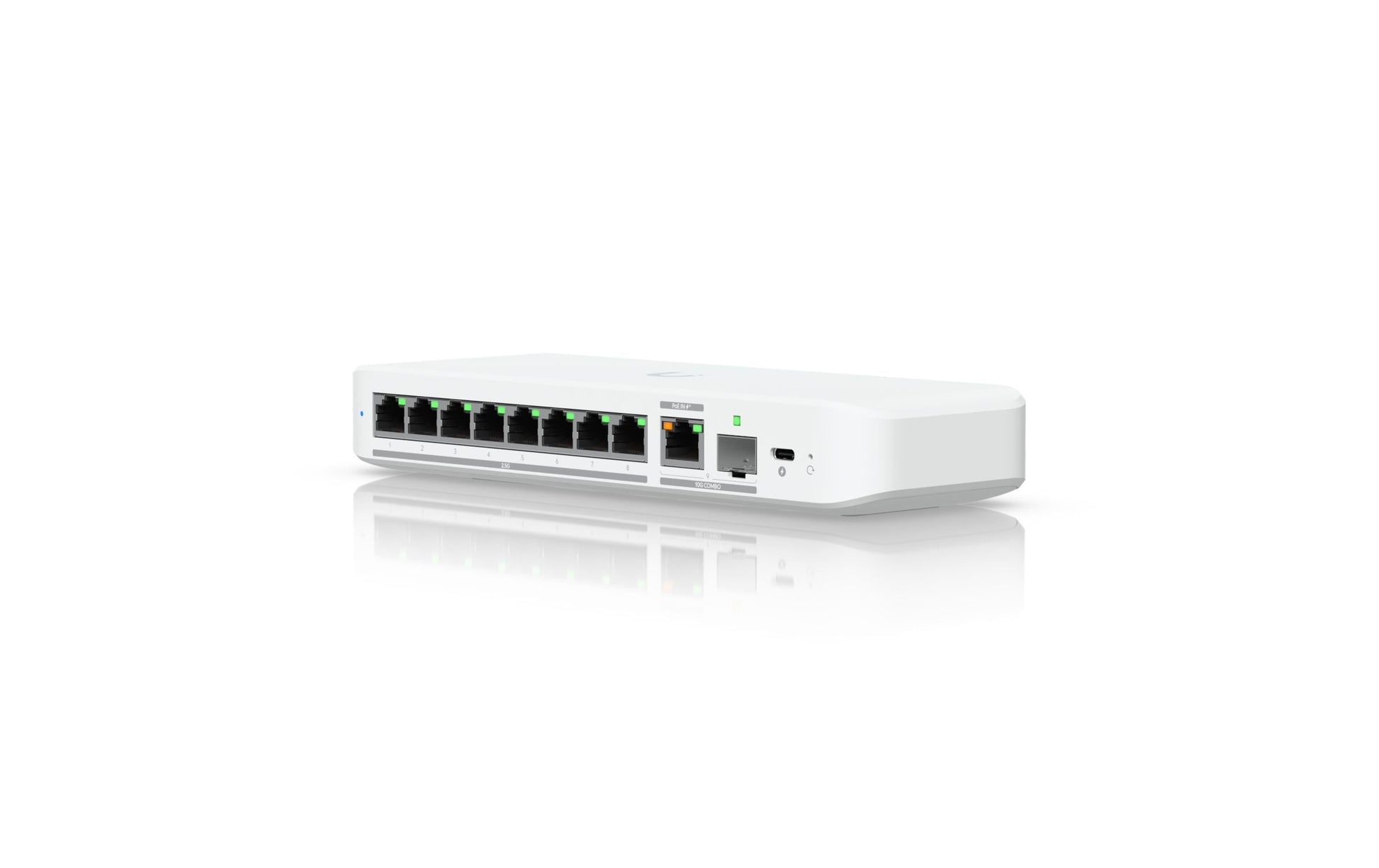 Ubiquiti Managed L2 Switch – 8× 2,5G + 1× 10G, 1× SFP+, PoE, Desktop
