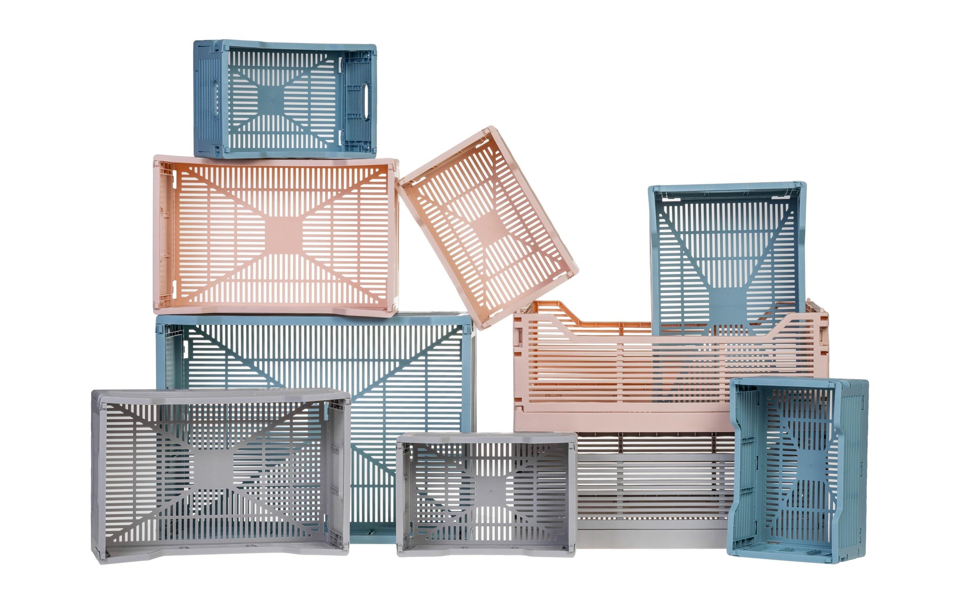 COCON Aufbewahrungsbox 7,8 l – Polypropylen – Rosa – mit Tragegriff – 305 × 125 × 205 mm