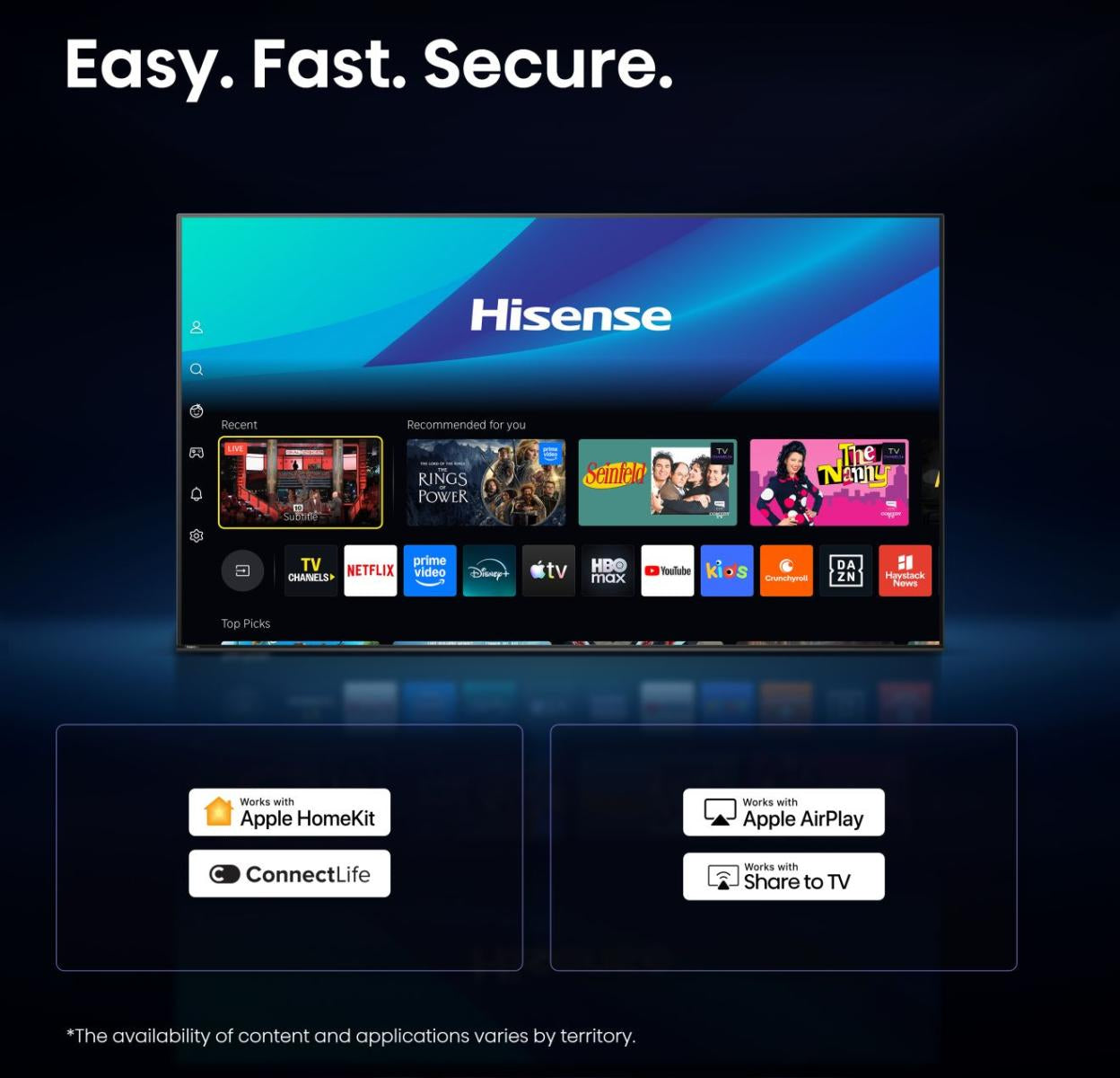 Hisense A49S 32A49S – 32" TV – HD (1366 × 768) – LCD – VIDAA – 60 Hz – HLG