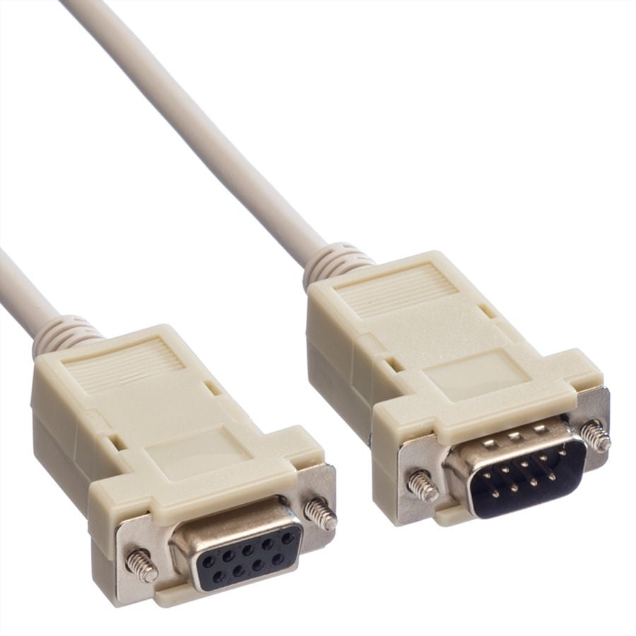 VALUE RS-232 Kabel D-Sub 9-polig, Stecker/Buchse, 1,8 m