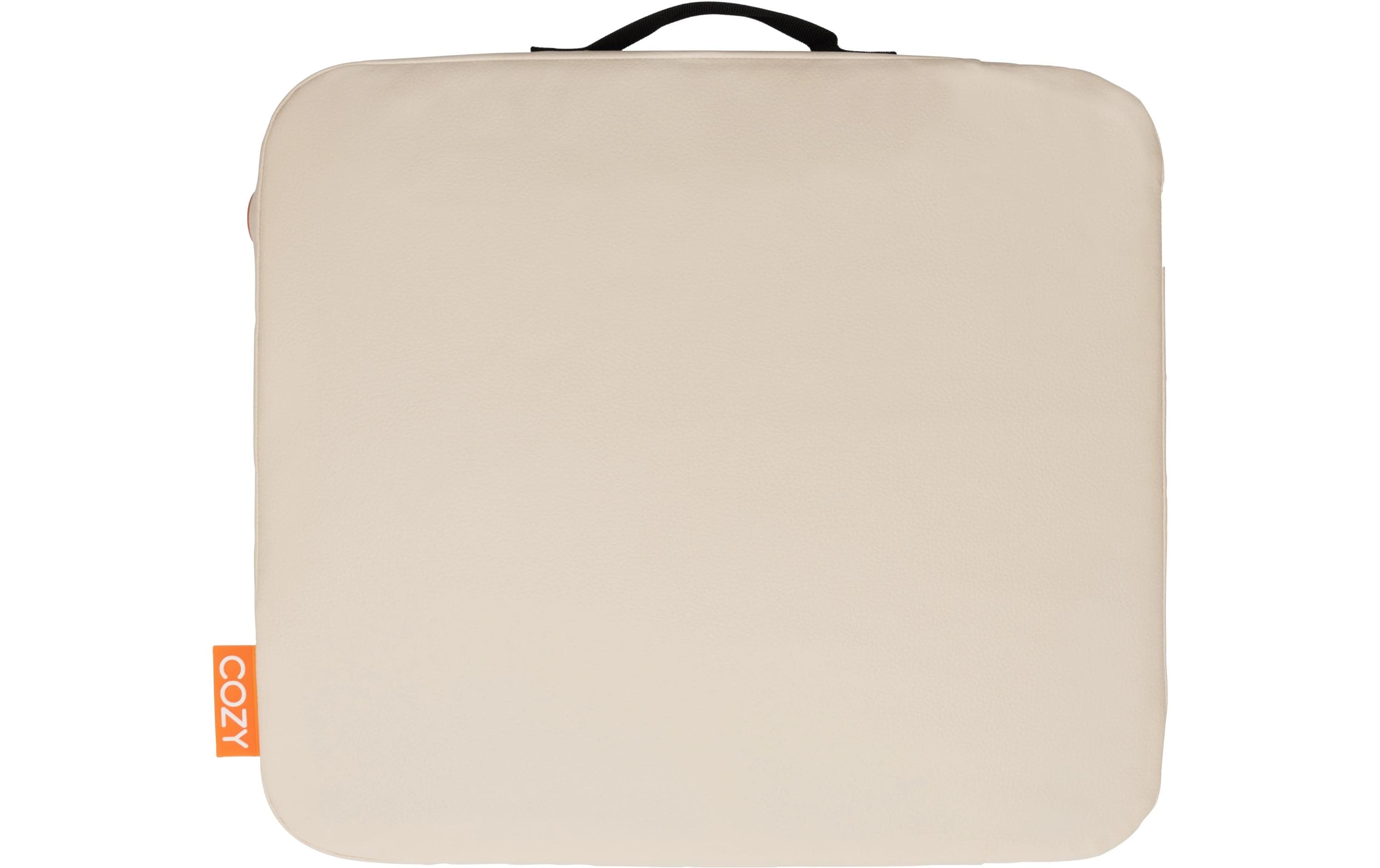 Bodi-tek Cozy JORD Sitzkissen – beheizt, kabellos mit 10'000 mAh Powerbank, 3 Betriebsstufen, Beige