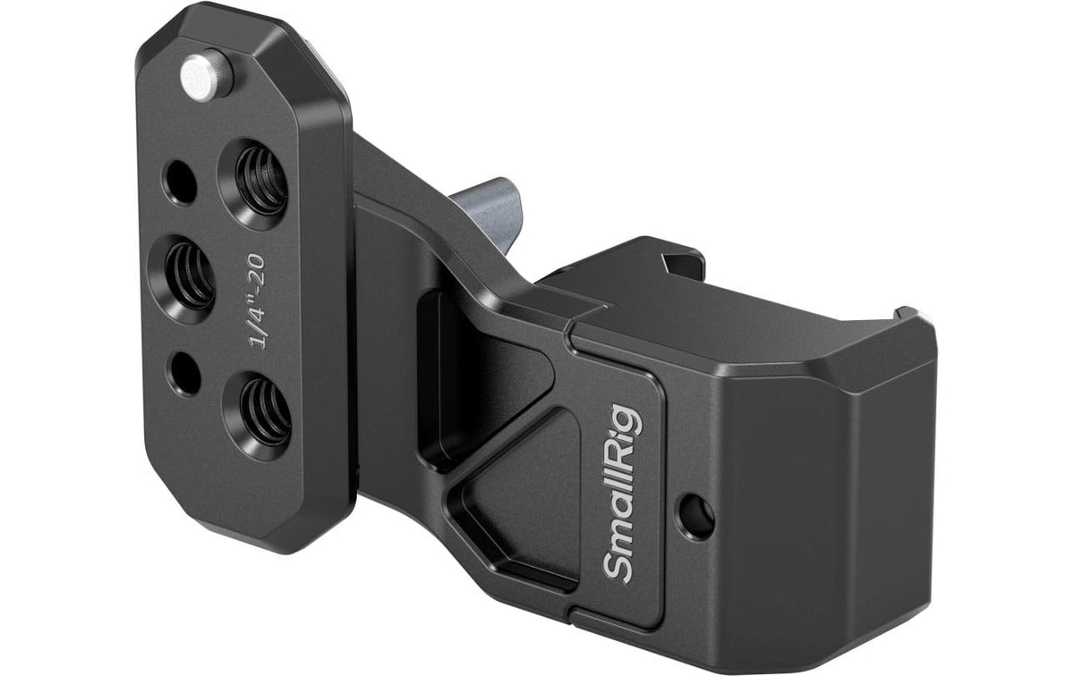 SmallRig 4458 Griffverlängerungsadapter – 1/4" Gewinde, 10 kg Traglast – Schwarz – 56 × 44,3 × 31 mm
