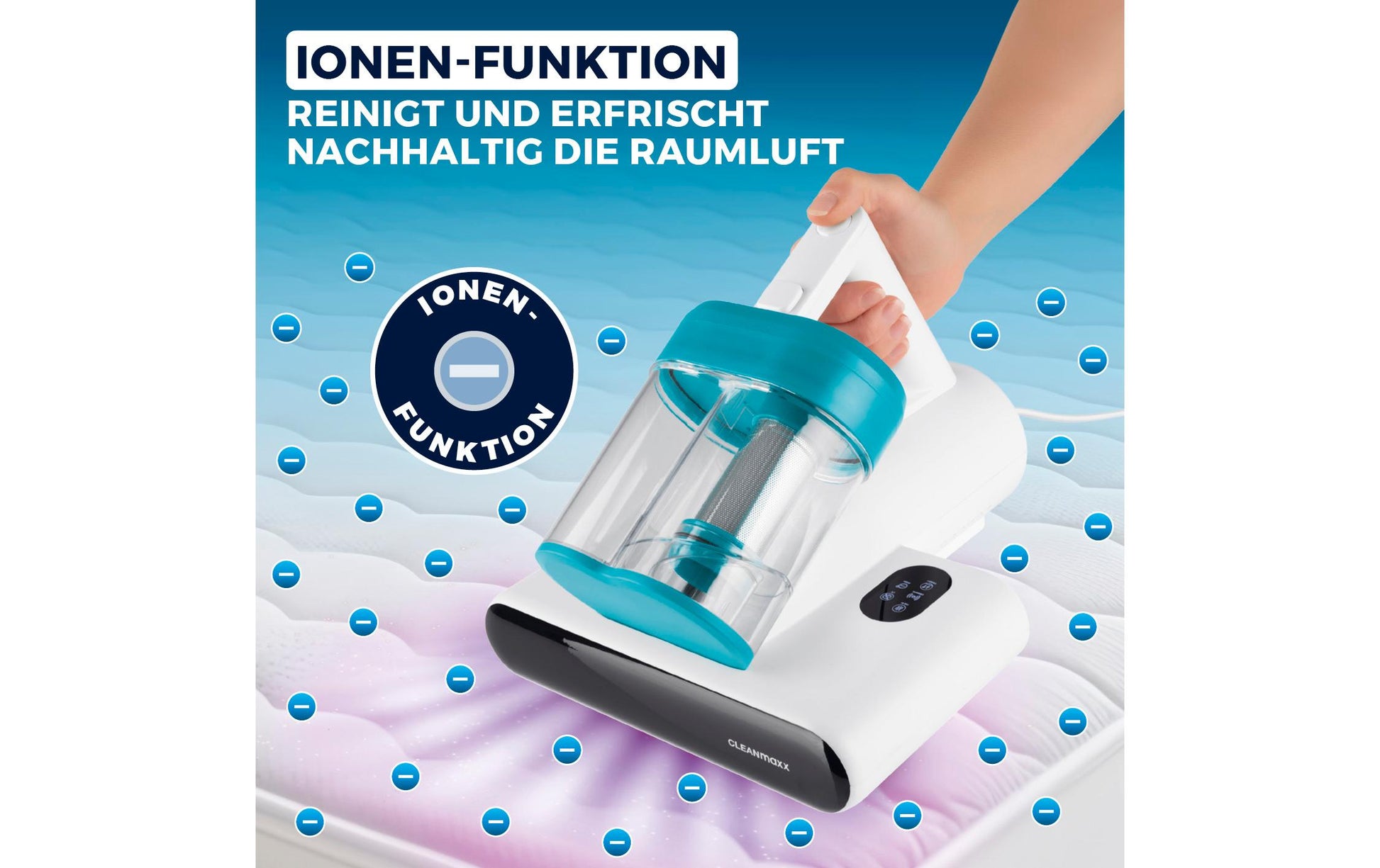 Cleanmaxx Matratzenreiniger – 400 W, 0,5 l, Netzbetrieb, Kabel 5,0 m