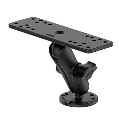 RAM Mounts RAM-B-111U – Aktive Halterung, Aluminium, Schraubbefestigung, für diverse Garmin GPSMAP-Modelle, Sc