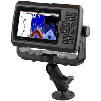RAM Mounts RAM-B-111U – Aktive Halterung, Aluminium, Schraubbefestigung, für diverse Garmin GPSMAP-Modelle, Sc