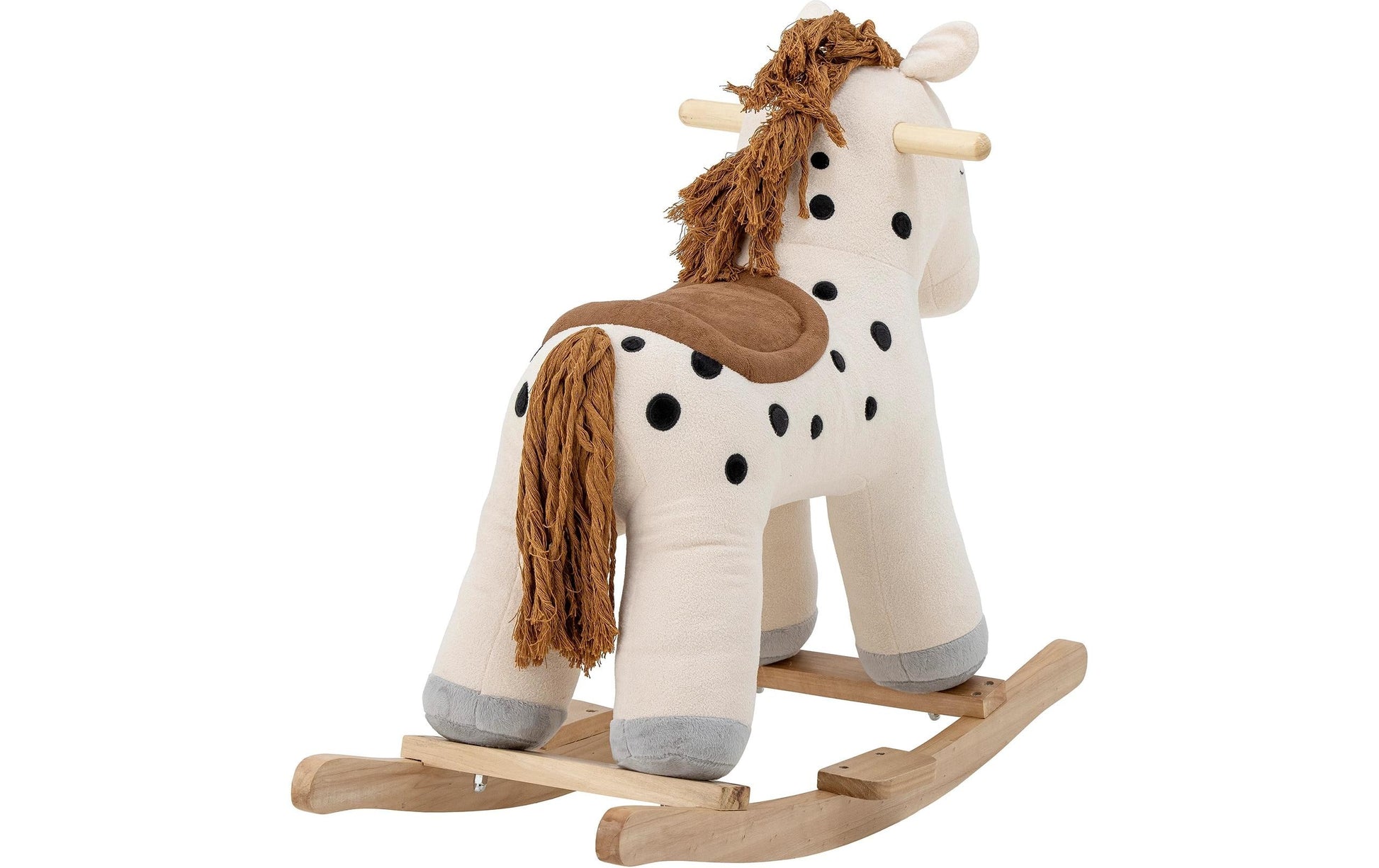 Bloomingville Plüschtier Pferd Merlen – 56 cm – weiss – ab 1 Jahr