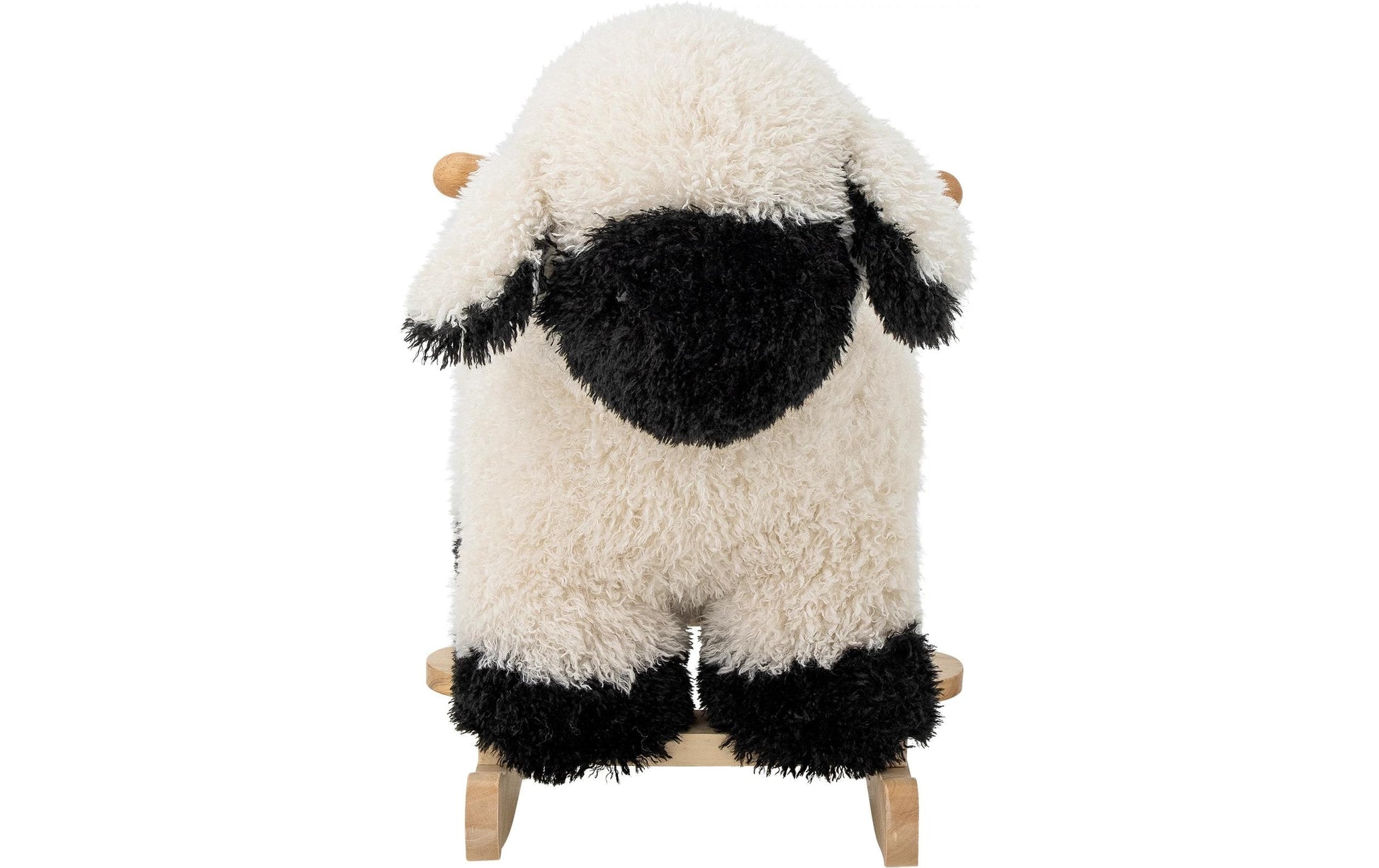 Bloomingville Schaukelschaf Dolly – 65 × 53 × 34 cm, Weiss, Polyester