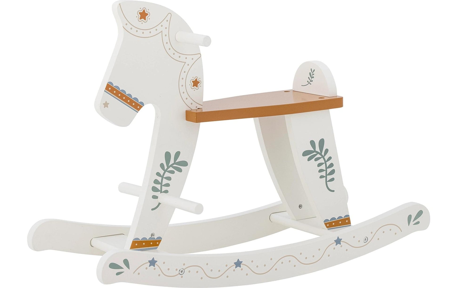 Bloomingville Schaukelpferd Ruddy – 26,5 × 48 × 68 cm – ab 1 Jahr – MDF, weiss