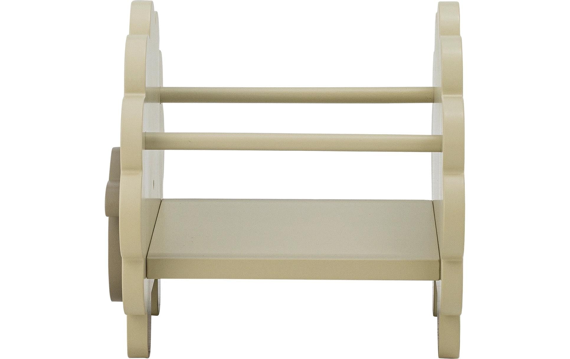 Bloomingville Bücherregal, Dolly Schaf – 1 Boden – 35,0 × 30,5 × 30,0 cm – grau – MDF/Eisen