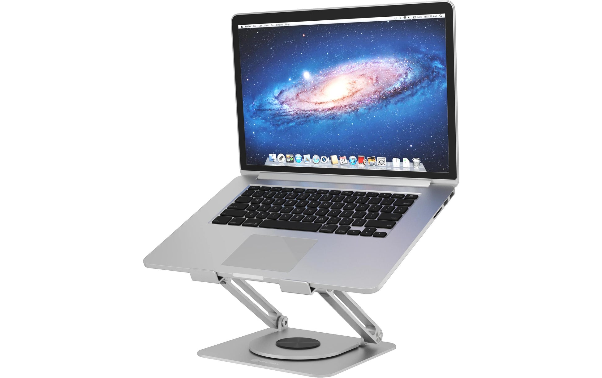 RaidSonic IB-NH300 Tablet-Tischhalterung – für bis 17", höhenverstellbar, rotierbar – Grau