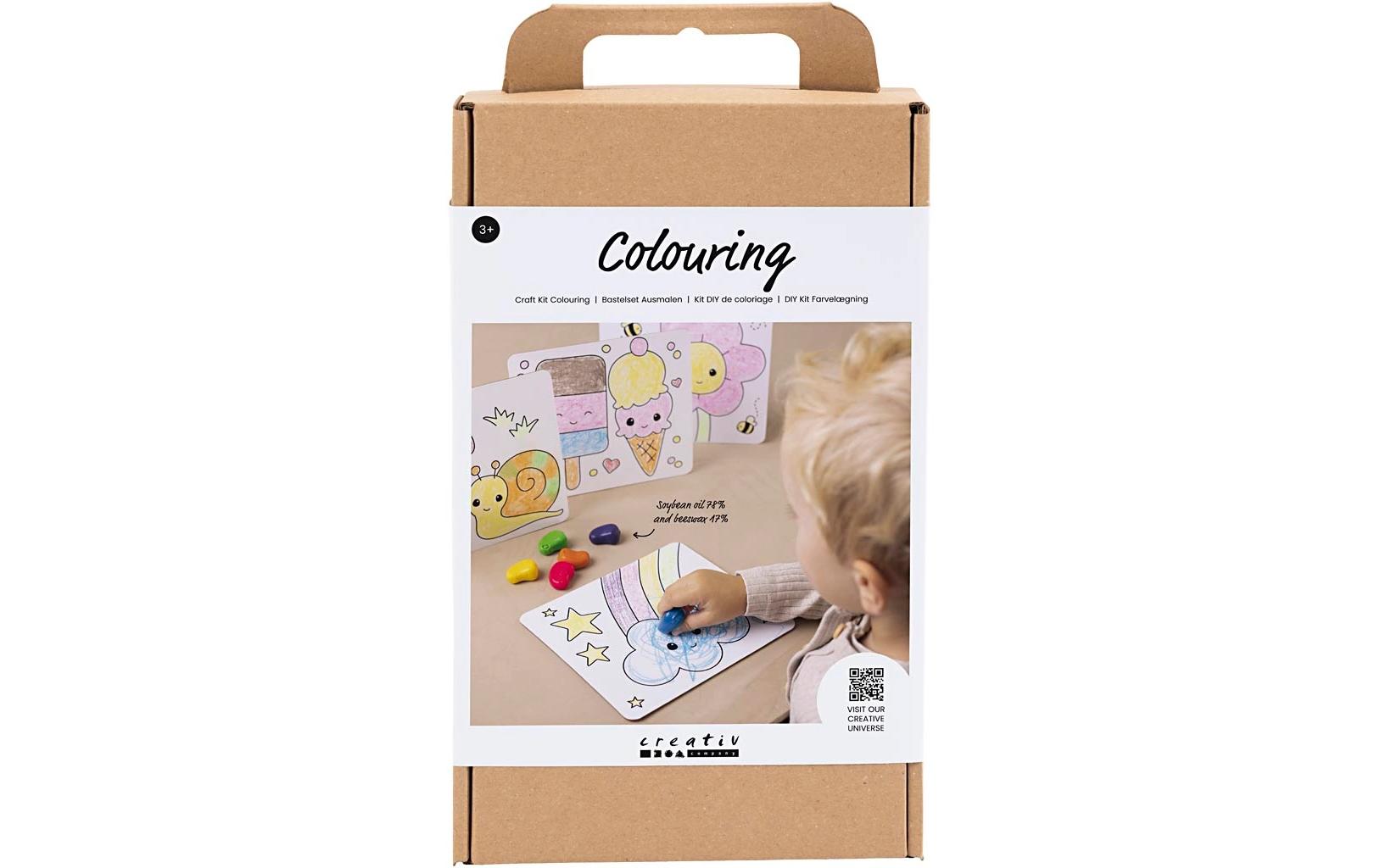 Creativ Company Bastelset – Mal-Set für Kinder – ab 3 Jahren – Kunststoff – Mehrfarbig
