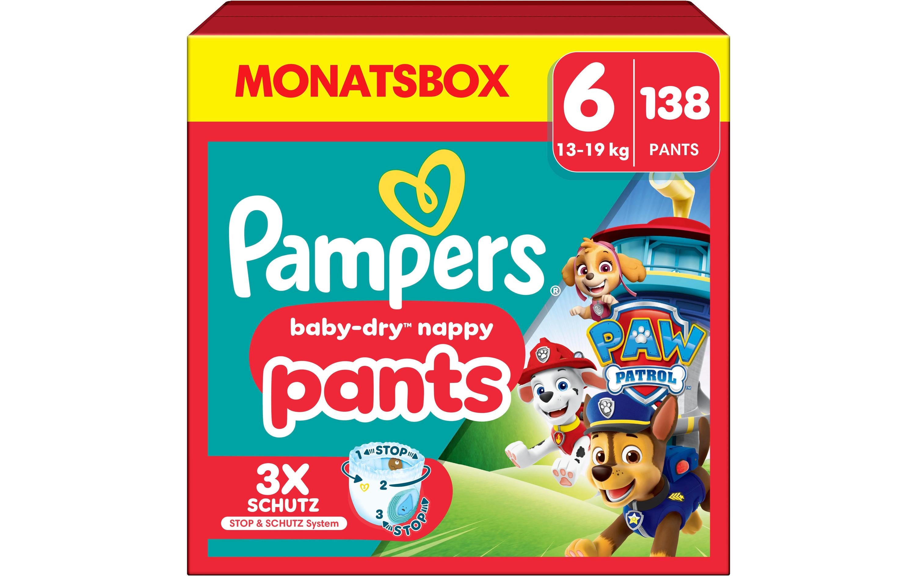 Pampers Windelhosen Paw Patrol – Grösse 6 – 138 Stk