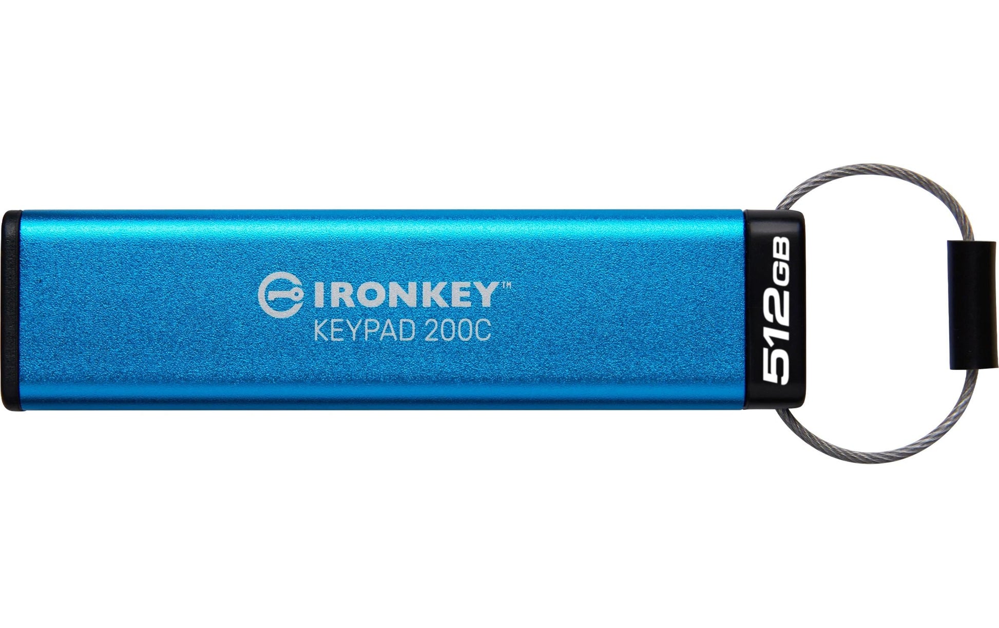 Kingston Technology Kingston IronKey Keypad 200C USB-Stick – 512 GB, USB-C, FIPS 140-3 Level 3 (ausstehend); AES-256