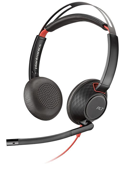 Poly Blackwire 5220 – Headset – USB‑C – Rot