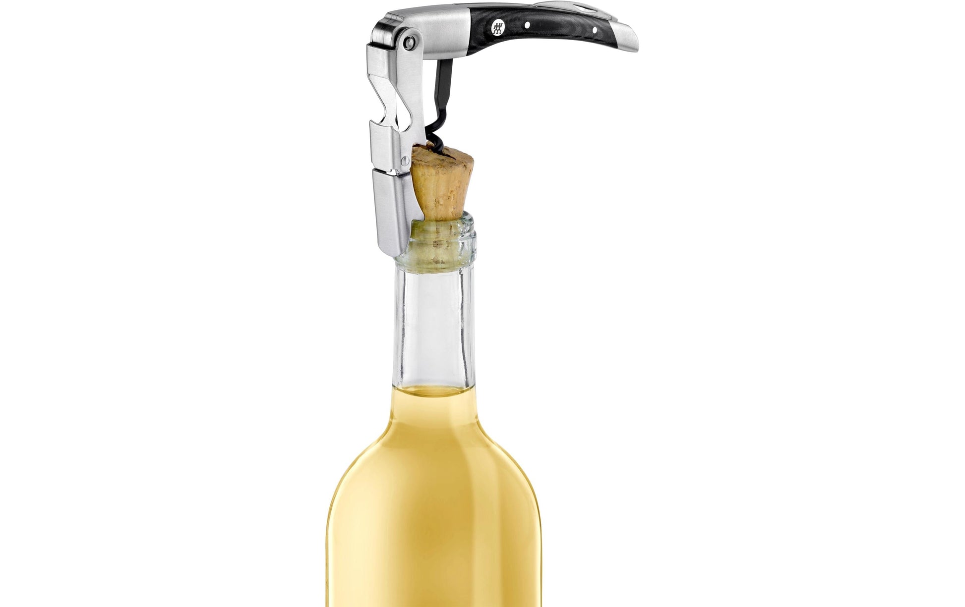 ZWILLING Kellnermesser Classic – 12,1 × 2,6 cm, Edelstahl, matt, Schwarz