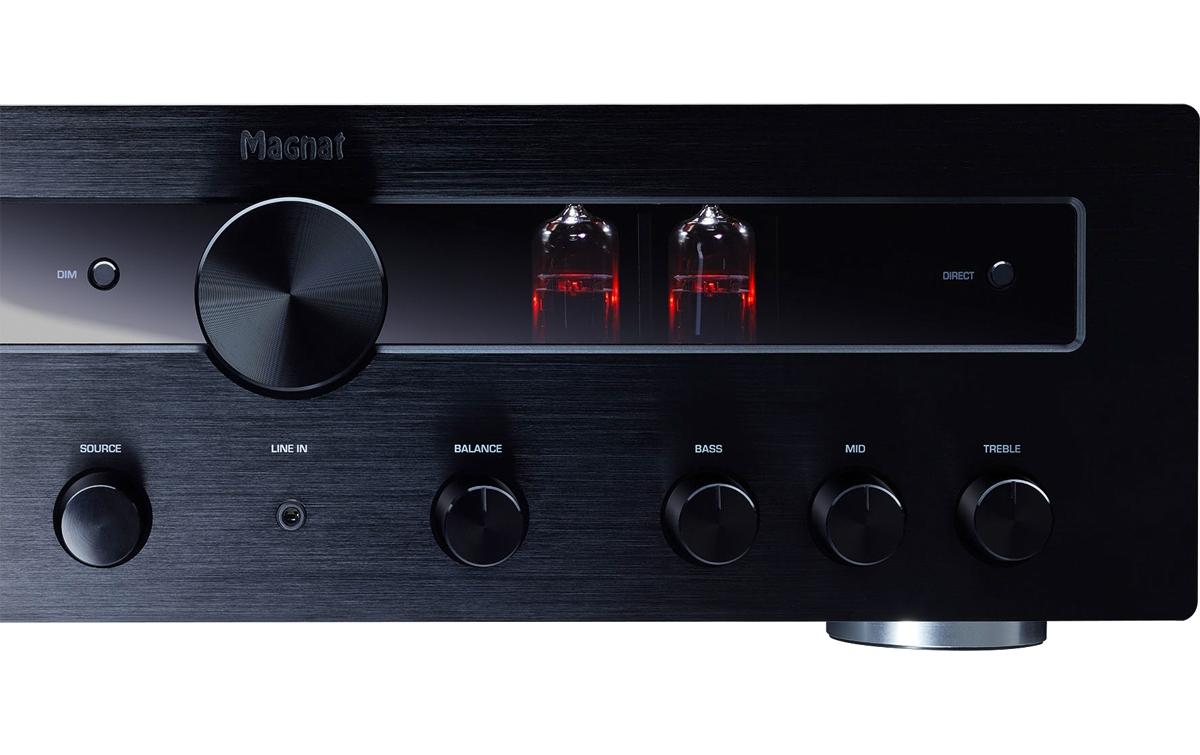 Magnat MR 780 R – Stereo-Vollverstärker, 2×100 W (8 Ω), Cinch, Coaxial, Toslink, USB, Schwarz
