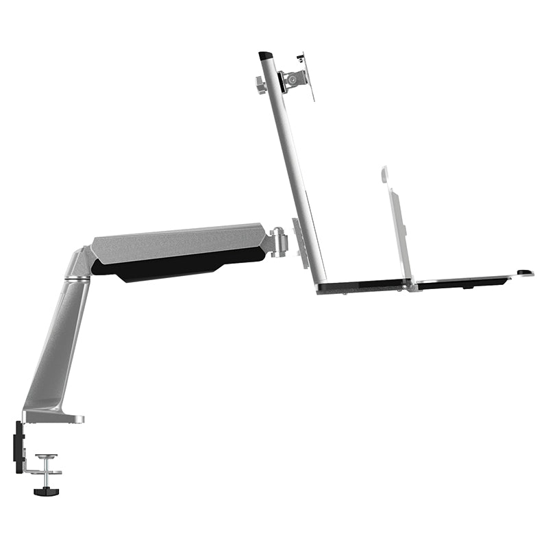 LogiLink BP0040 – Sitz-/Steh-Workstation – 1 Monitor – 13–32" – VESA 75×75/100×100 mm – bis 8 kg/Monitor