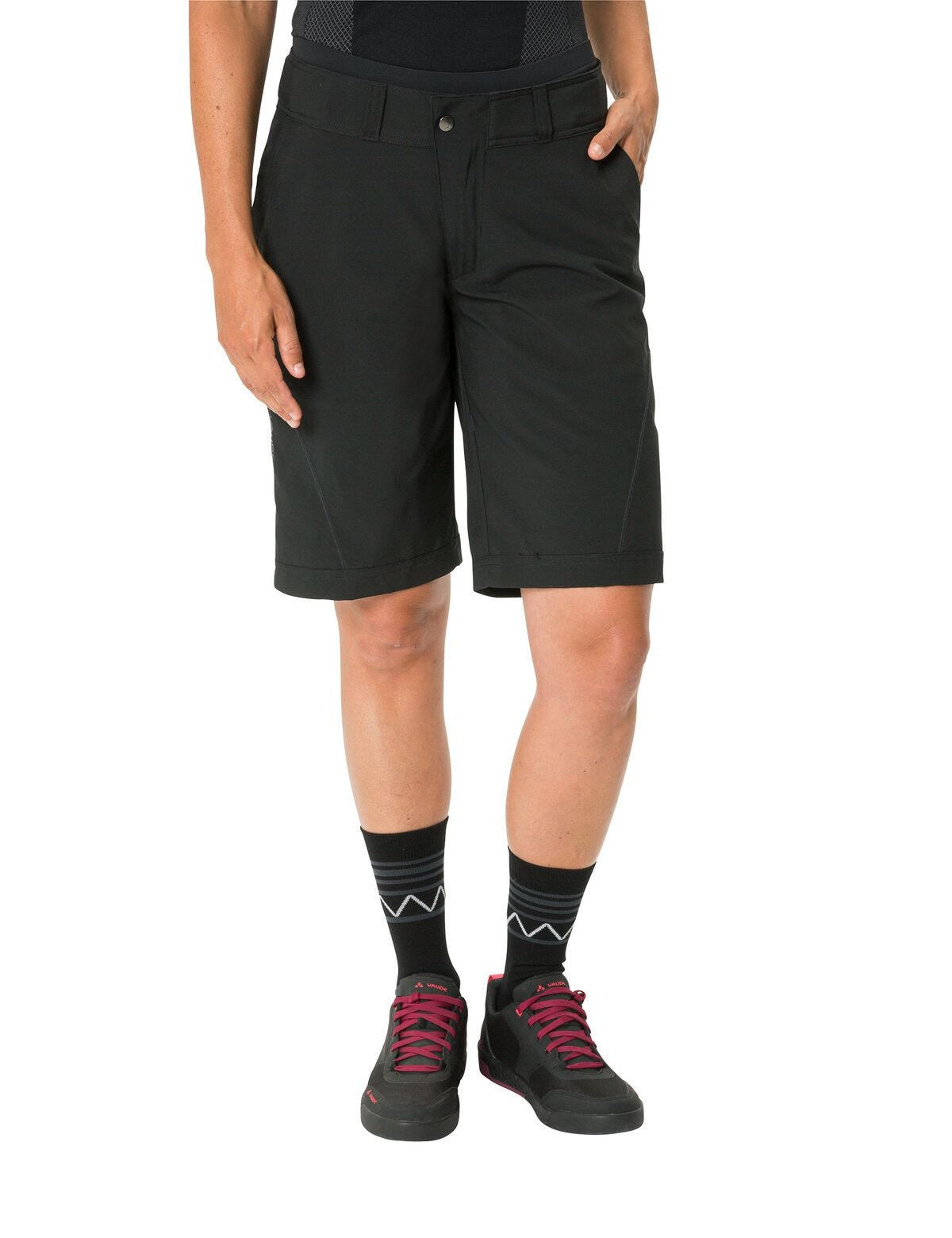 VAUDE Damen-Bermuda Ledro – schwarz, Grösse 36