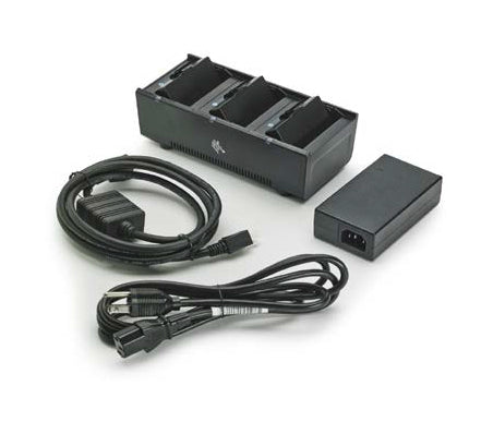 Zebra Ladegerät (EU) – 3 Steckplätze – für ZQ300-Serie