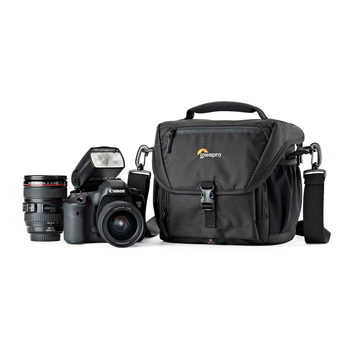 Lowepro Nova 170 AW II Kameratasche – für 2 Objektive, Innen 215 × 125 × 205 mm – für DSLR, Drohne, Objektiv